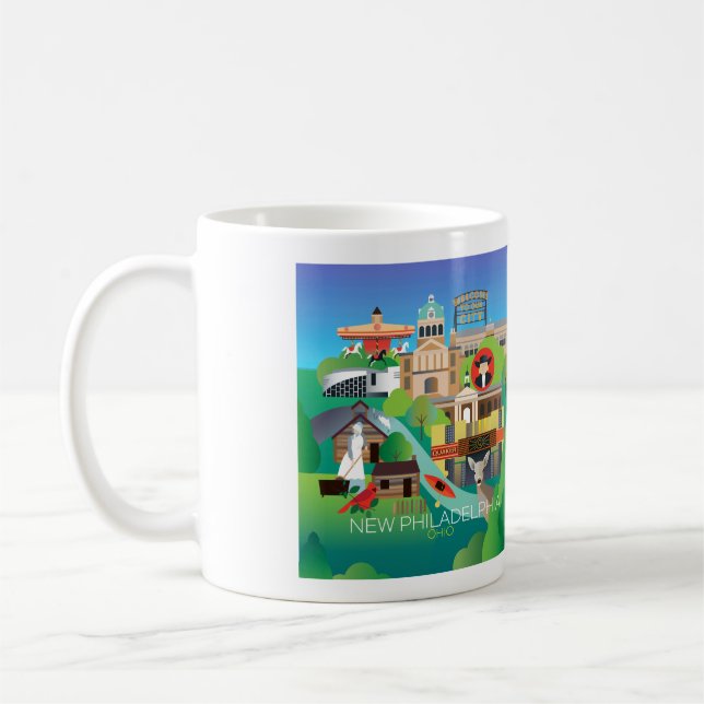 New Philadelphia, Ohio 11oz or 15oz Mug (Left)