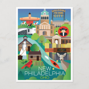 New Philadelphia, Ohio Postcard