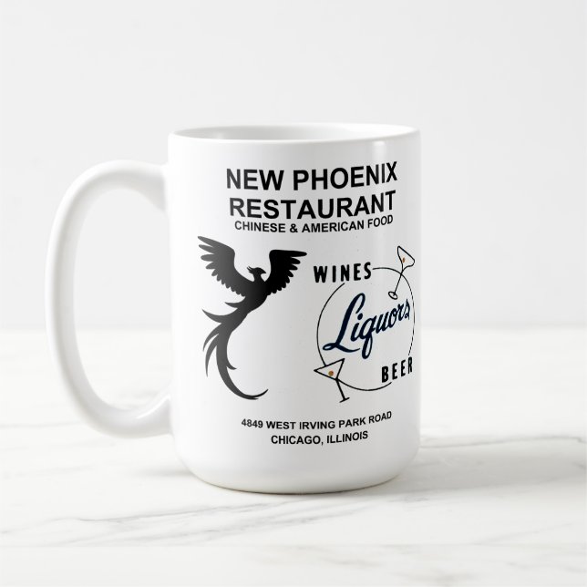 New Phoenix Restaurant, Chicago, IL Coffee Mug (Left)