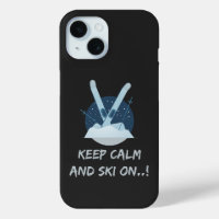 New phone case with skiing design