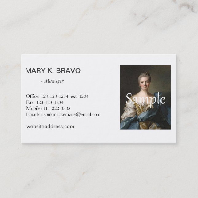 New! photo business cards, simple and elegant business card (Front)