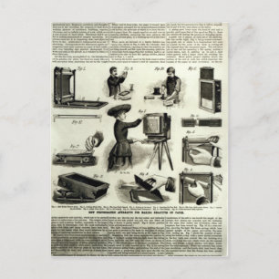 New photographic apparatus postcard