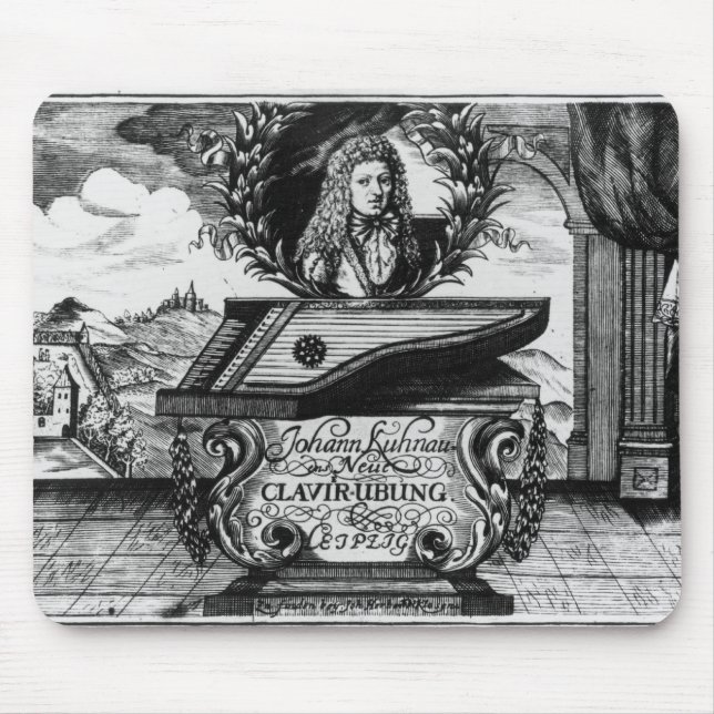 New Piano Practise, 1689 Mouse Mat (Front)