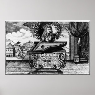 New Piano Practise, 1689 Poster