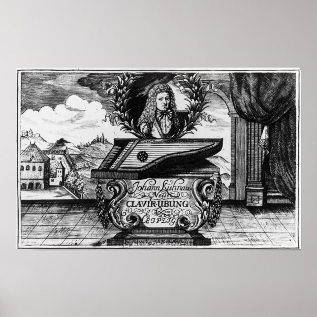 New Piano Practise, 1689 Poster (Front)