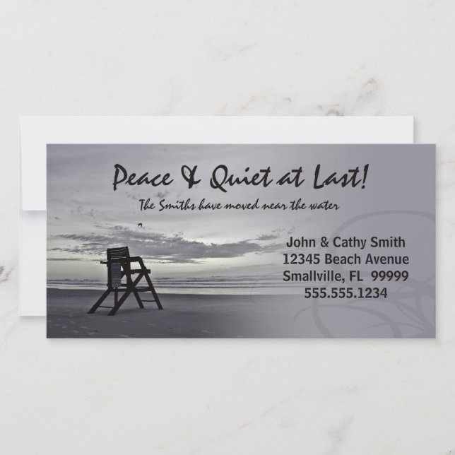 New place! Change of Address Custom Photo Cards (Front)