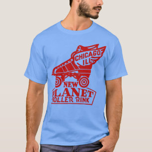 New Planet Roller Rink Vintage Defunct Skating Clu T-Shirt