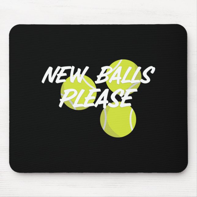 New Please Funny Tennis  Mouse Mat (Front)