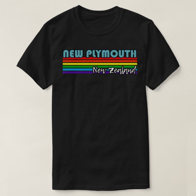 New Plymouth New Zealand Pride  New Plymouth LGBT  T-Shirt (Design Front)