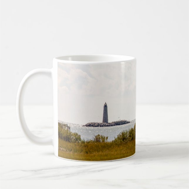 New Point Comfort Lighthouse Coffee Mug (Left)