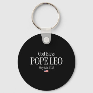 New Pope 2025 God Bless Pope Leo May 8th 2025 New Key Ring