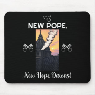 New Pope Design _ Catholic Vatican Christian Faith Mouse Mat