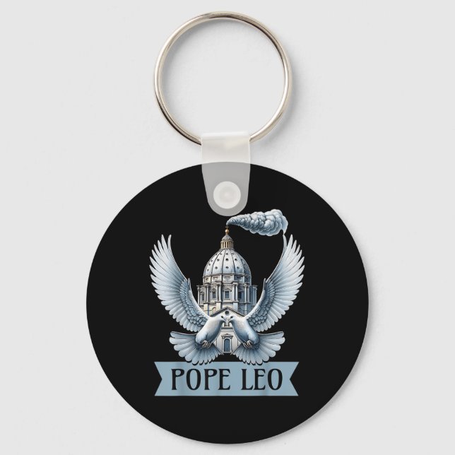 New Pope Leo 2025  Key Ring (Front)