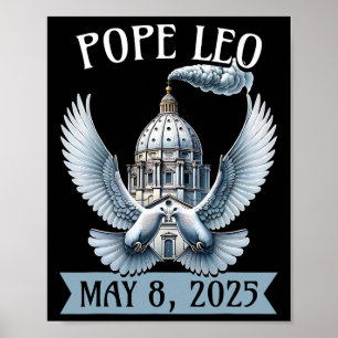 New Pope Leo 2025 Pope Leo Poster