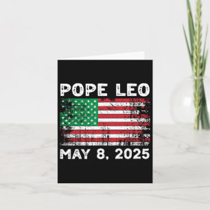New Pope Leo  Card