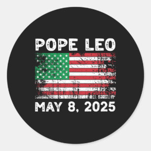 New Pope Leo  Classic Round Sticker