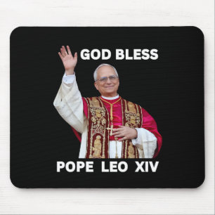 New Pope Leo Xiv Catholic Gifts Merch Souvenirs Ca Mouse Mat