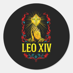 New Pope Leo Xiv  Classic Round Sticker