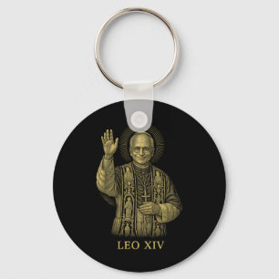 New Pope Leo Xiv Robert Francis Prevost Key Ring
