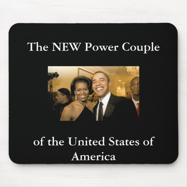 NEW Power Couple of the United States Mouse Mat (Front)