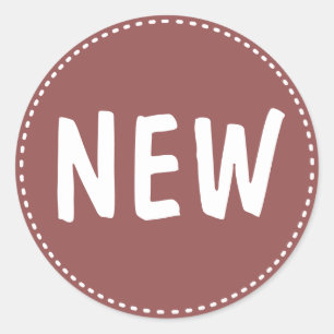 New Product Classic Round Sticker