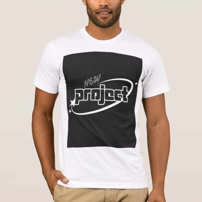 New Project Design Typography T Shirt  (Front)
