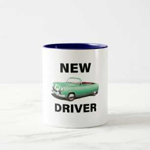 New Provisional car driver Two-Tone Coffee Mug
