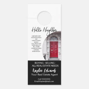 New Real Estate Agent door hanger