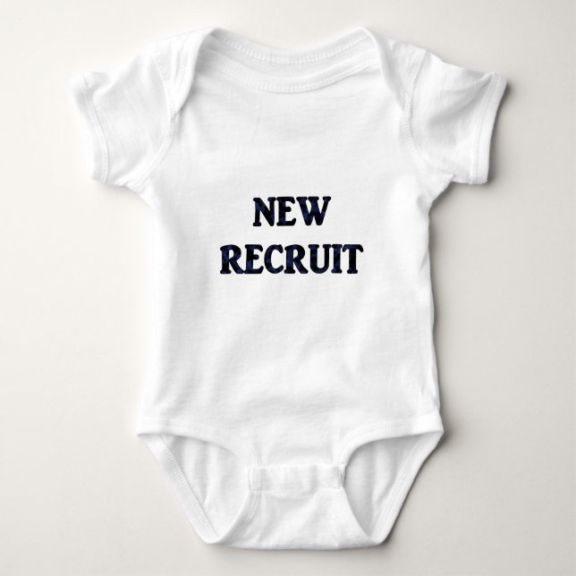 New Recruit Baby Bodysuit (Front)