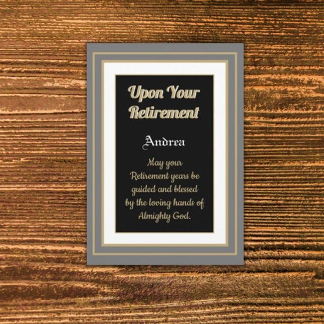 New!  Retirement blessings card (Creator Uploaded)