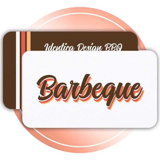 NEW retro barbeque Business Card (Creator Uploaded)