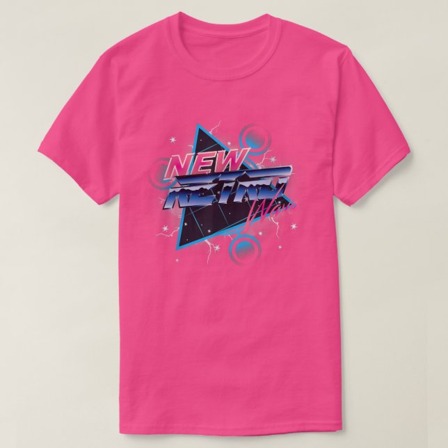 New Retro Wave  T-Shirt (Design Front)