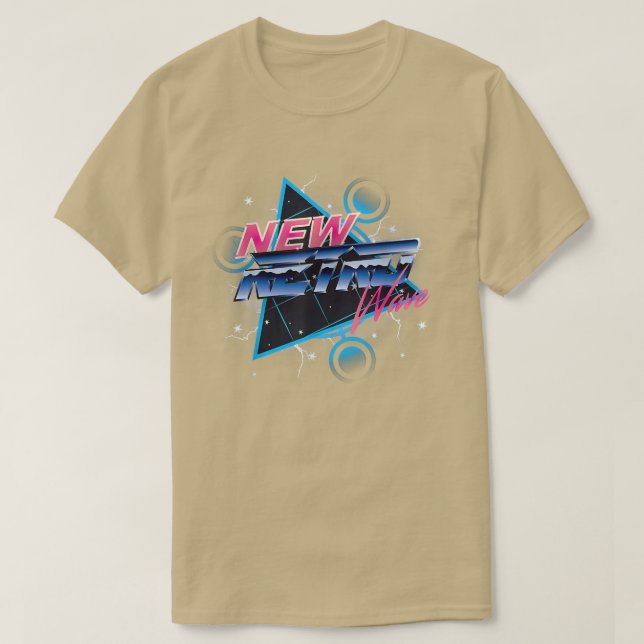 New Retro Wave  T-Shirt (Design Front)