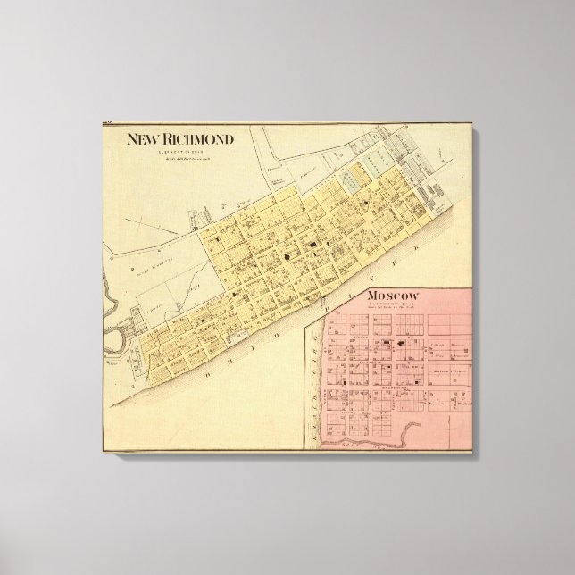 New Richmond, Ohio Canvas Print (Front)
