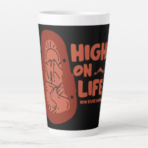 New River Gorge Alpinism USA Latte Mug
