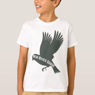 New River Gorge bird logo travel T-Shirt