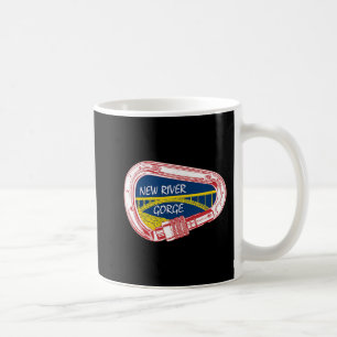 New River Gorge Climbing Carabiner  Coffee Mug