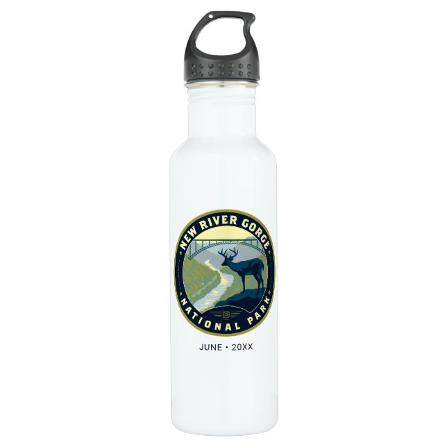 New River Gorge National Park 710 Ml Water Bottle (Front)