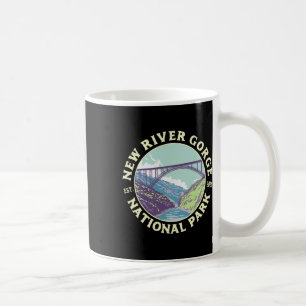 New River Gorge National Park And Preserve Wv West Coffee Mug