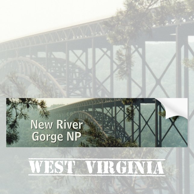 New River Gorge National Park Bumper Sticker (Creator Uploaded)