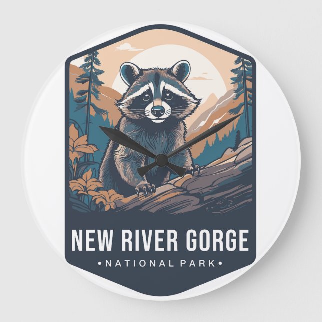 NEW RIVER GORGE NATIONAL PARK CLOCK 2025 (Front)