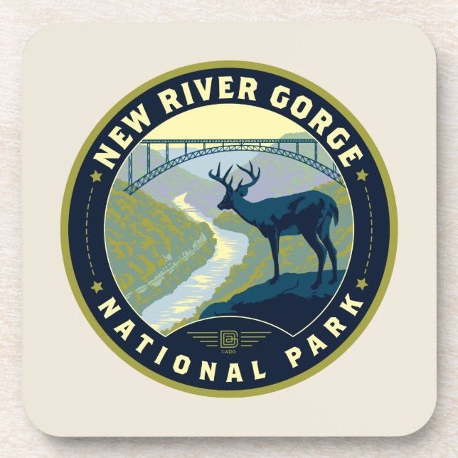 New River Gorge National Park Coaster (Front)