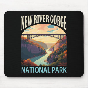 New River Gorge National Park Hiking Camping Trip Mouse Mat