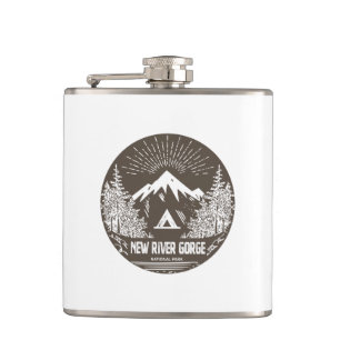 New River Gorge National Park Hip Flask