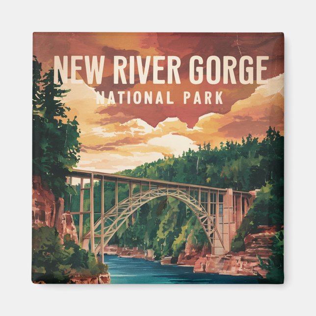 New River Gorge National Park & Preserve  Magnet (Front)