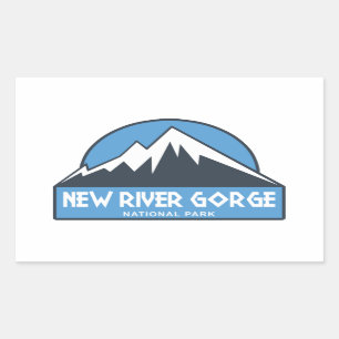 New River Gorge National Park Rectangular Sticker