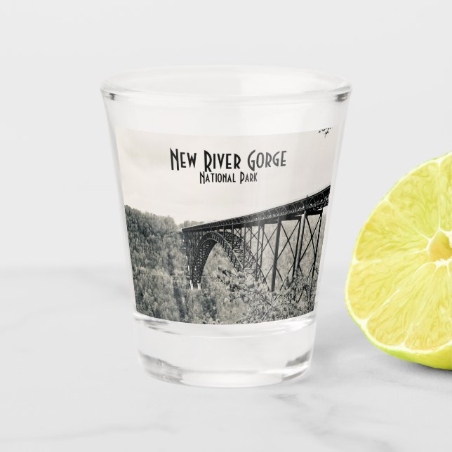 New River Gorge National Park Shot Glass (Front)