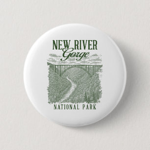 New River Gorge National Park Traveling Nature Exp 6 Cm Round Badge