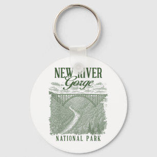 New River Gorge National Park Traveling Nature Exp Key Ring