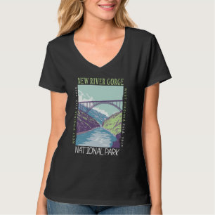 New River Gorge National Park Vintage Distressed T-Shirt